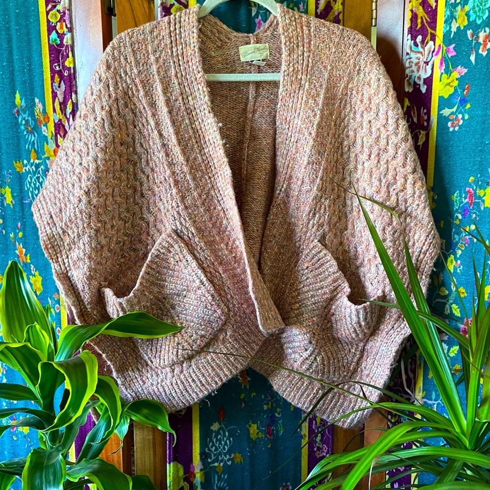 Universal Thread Poncho Sweater - OS